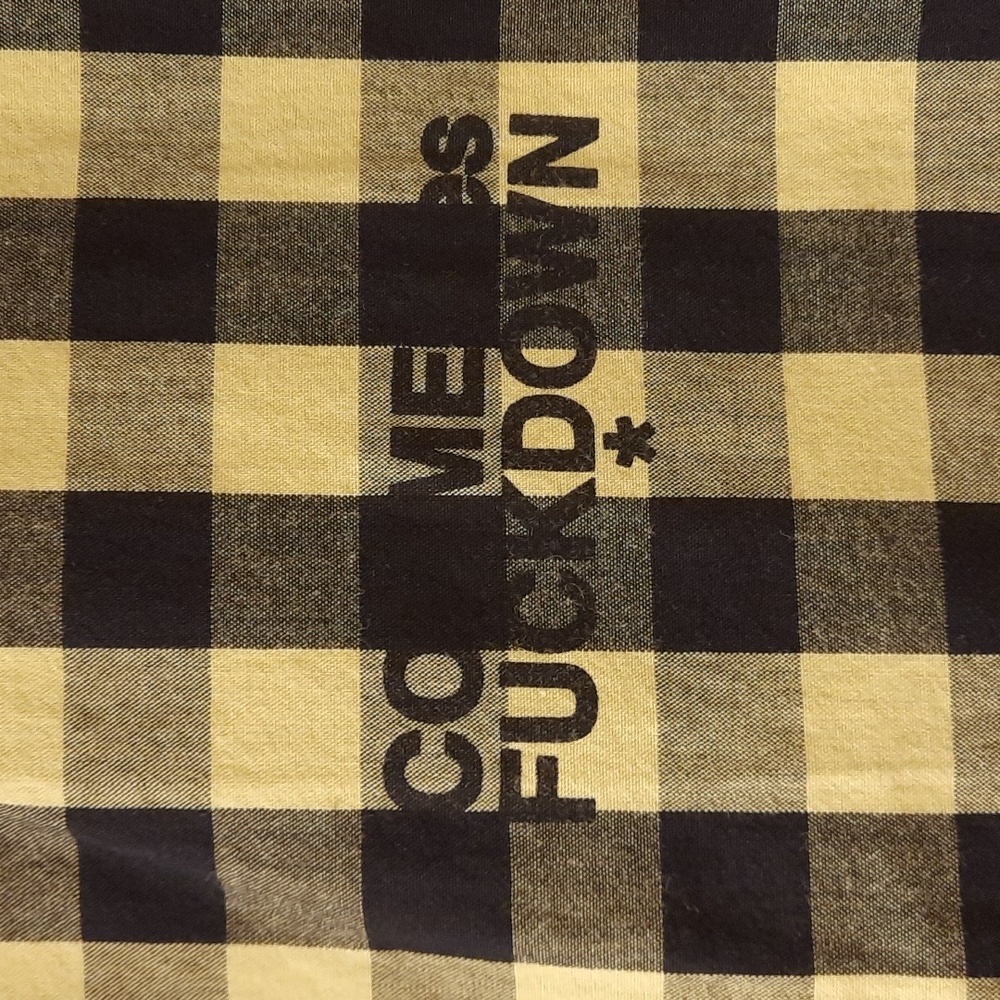 NWT, Comme des Fuckdown Tartan Logo Maxi Skirt - Picture 4 of 14